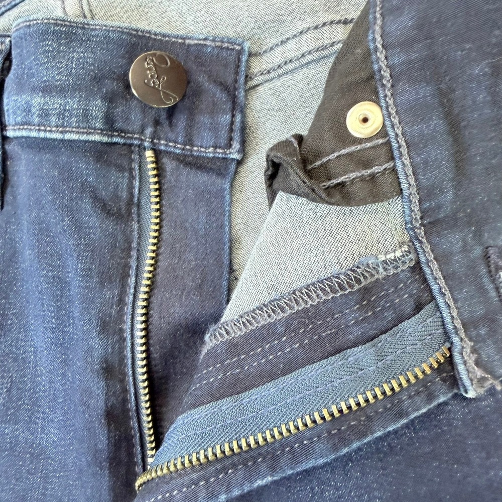 Agolde‎ Sophie High Rise Skinny Jeans Dark Indigo Blue Size 28 Made in USA - Picture 7 of 10